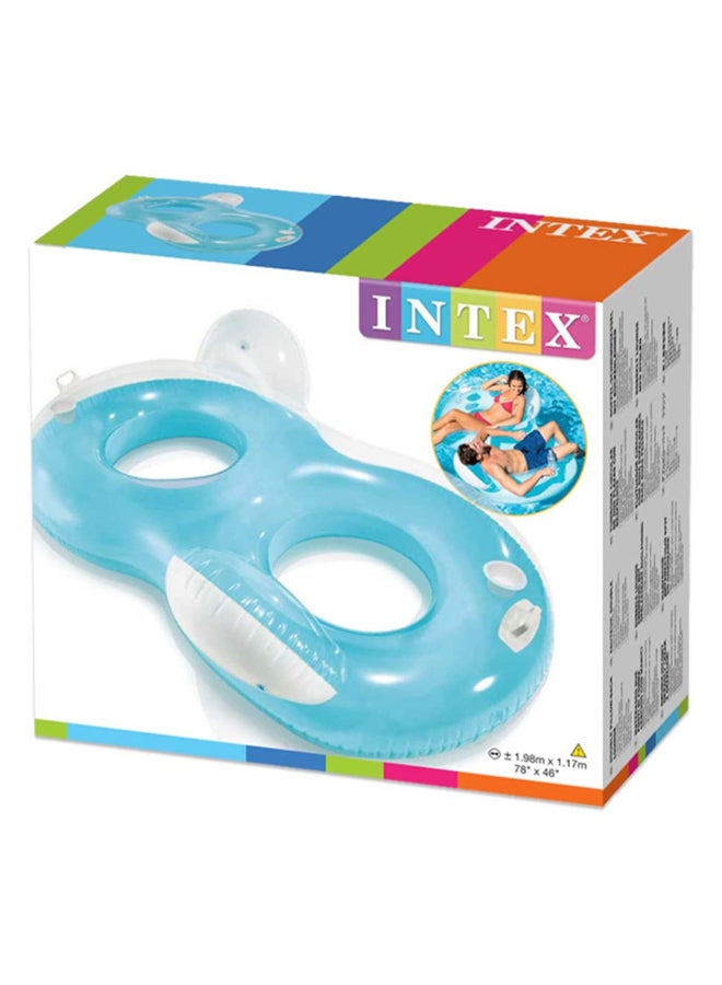 INTEX Double Pillow Back Lounge Pool Float 198x117cm  - Image 4