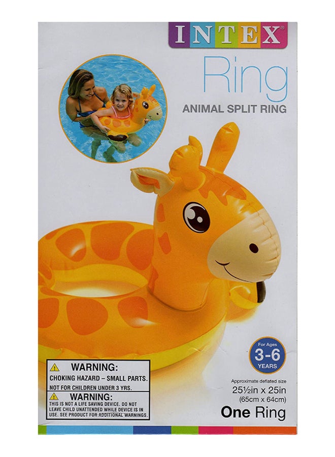INTEX Giraffe Inflatable Swim Ring Float 59220EP 65x64cm - Image 2