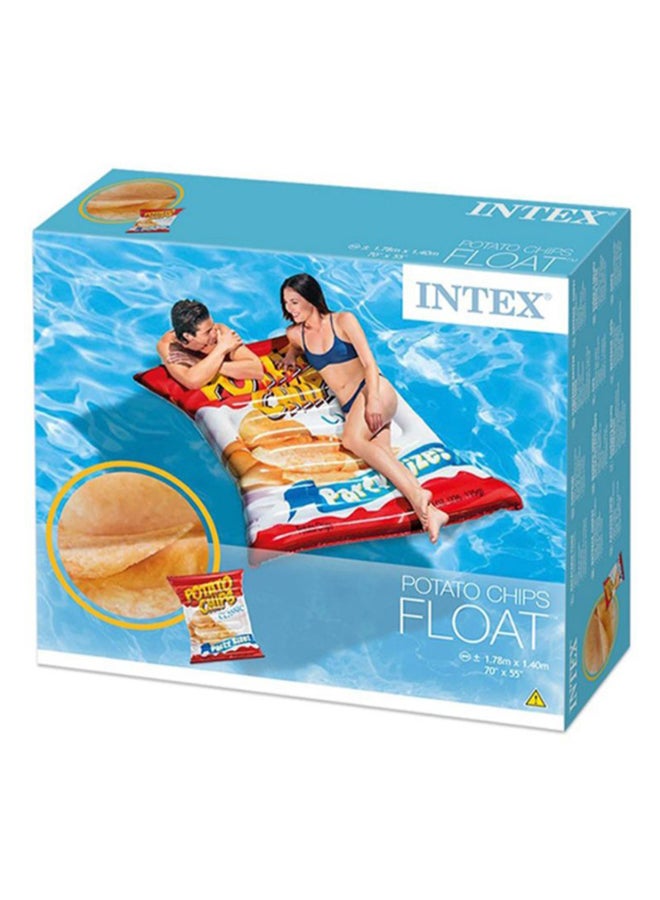 INTEX Potato Chips Design Pool Float 58776EP 70x55inch - Image 4
