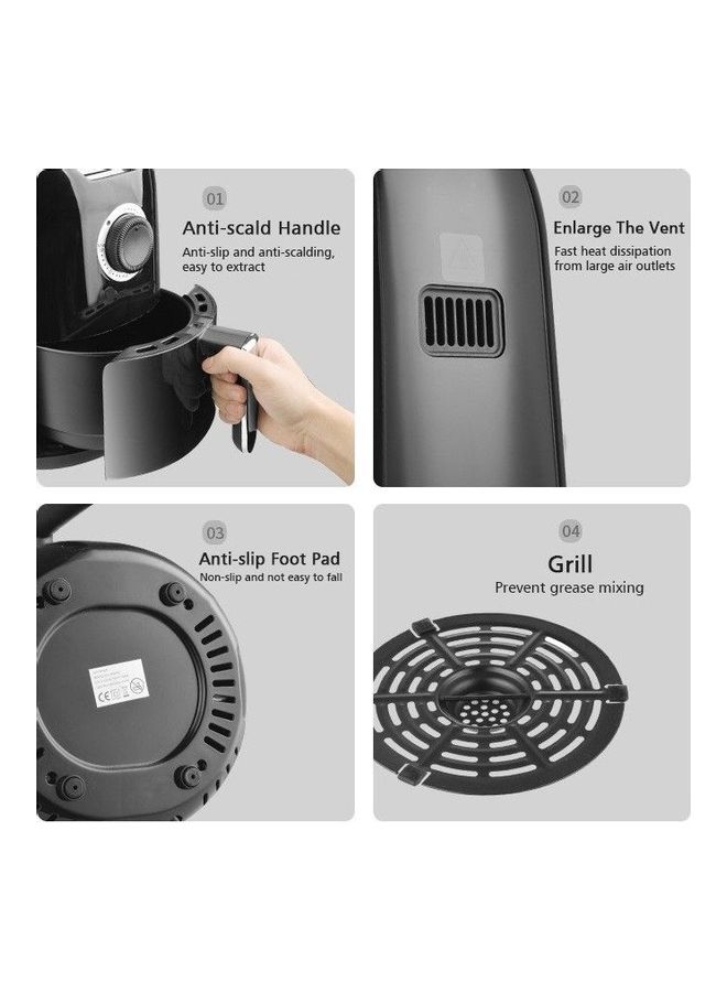 DSP Specialty Electrics Fryer 2.5 L 800 W kb2062 Black/Silver - Image 2