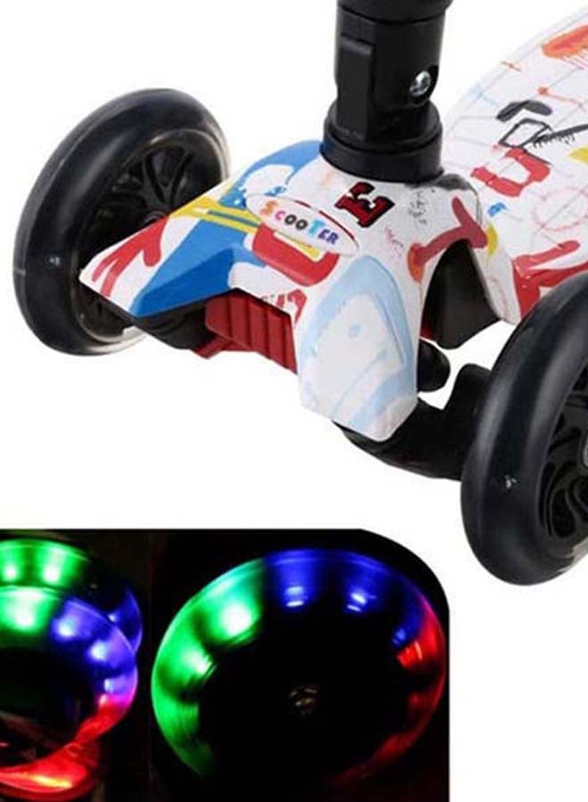 Cool Baby Adjustable Kick Scooter With LED Light Up Wheels Multicolour - Image 4