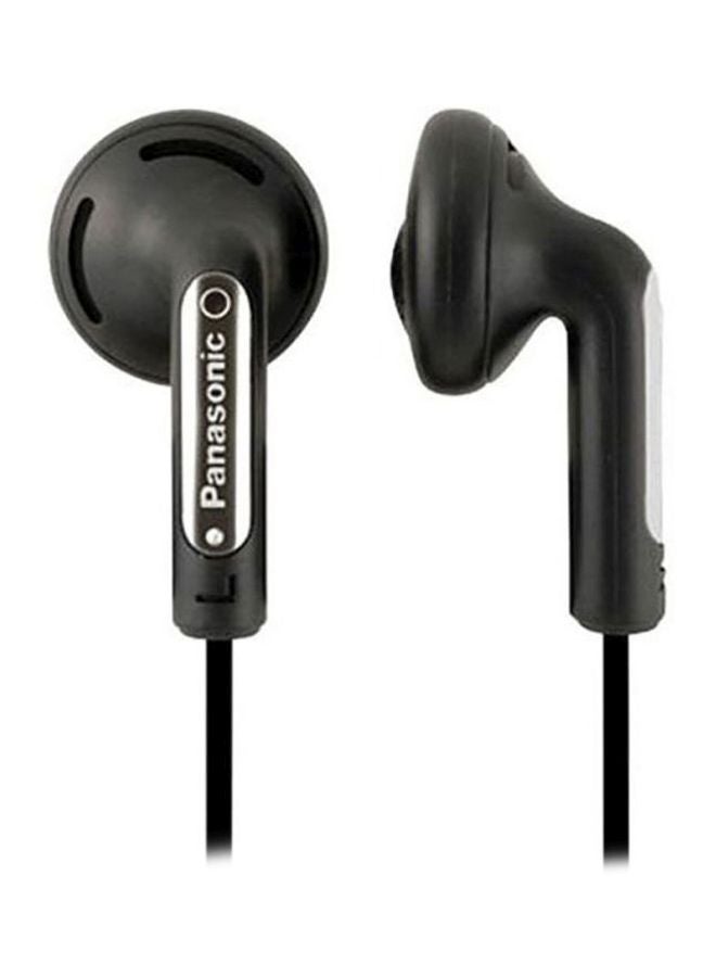 Panasonic RP-HV094 Simple Ear Buds Headphones (Black) black - Image 1