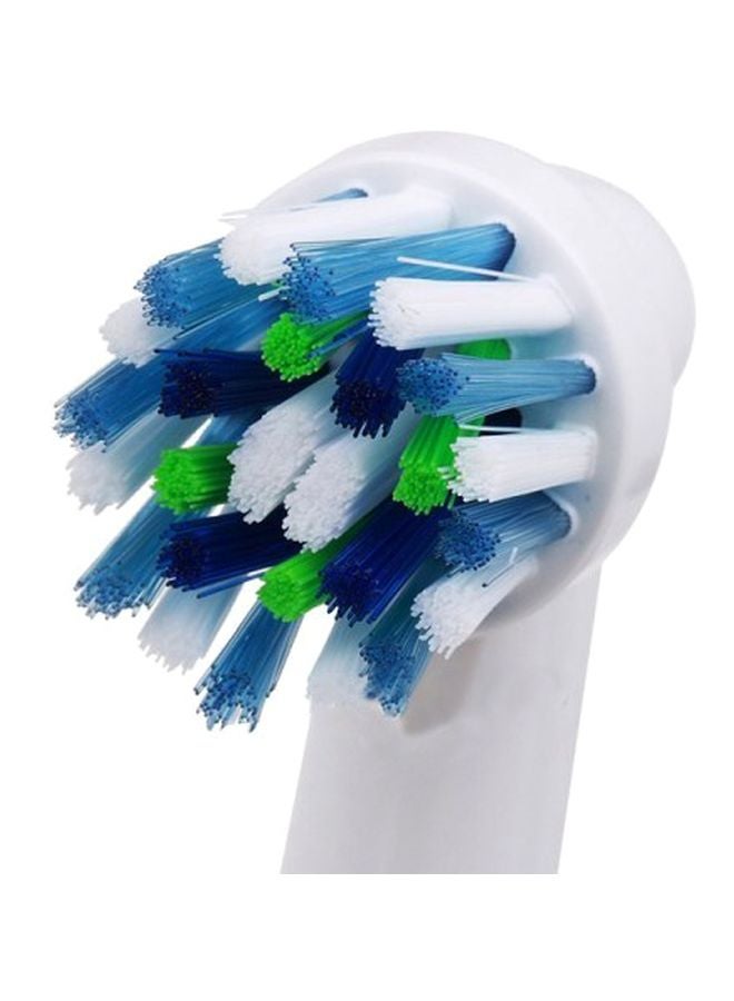 Oral-B - Cross Action Replacement Brush Heads White/Blue - Image 1