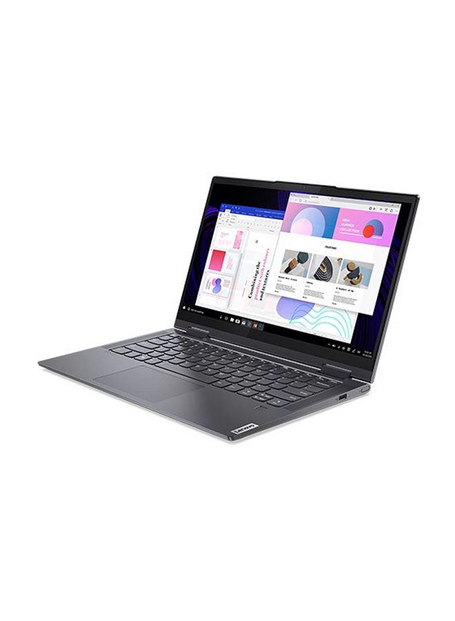 Lenovo - Yoga C700 7 Convertible 2-In-1 Laptop With 14-Inch Touch Screen Display,Core i7  Processor/16GB RAM/1TB SSD/Windows 10/Intel Iris Xe Graphic Card Slate Grey English/Arabic Slate Grey - Image 1