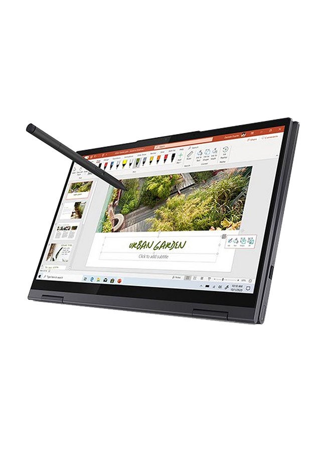Lenovo - Yoga C700 7 Convertible 2-In-1 Laptop With 14-Inch Touch Screen Display,Core i7  Processor/16GB RAM/1TB SSD/Windows 10/Intel Iris Xe Graphic Card Slate Grey English/Arabic Slate Grey - Image 1
