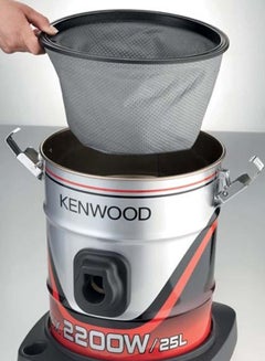 KENWOOD Drum Vacuum Cleaner 2200W 25L 25 L 2200 W OWVDM60.000BR Black/Silver  - Image 4