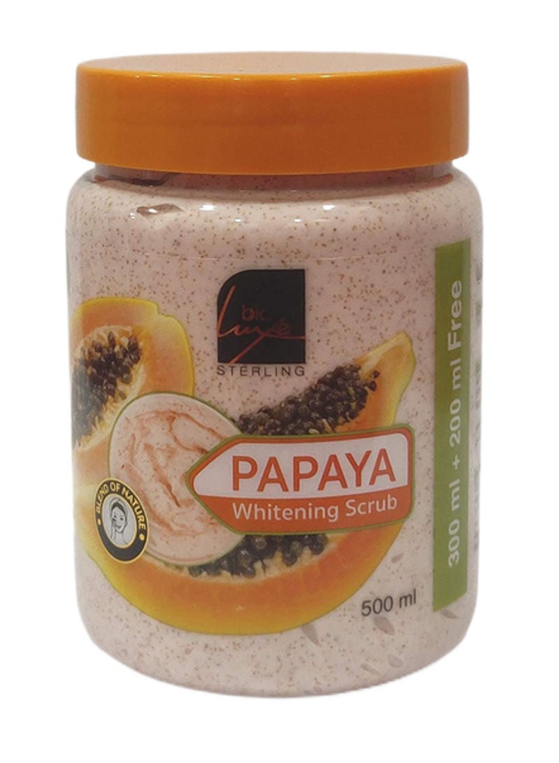BIOLUXE Papaya Whitening Scrub Beige 500ml 