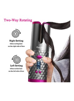 EzzySo Portable Wireless Automatic Hair Curler Black 250grams  - Image 2