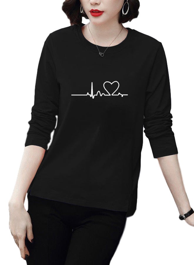 Long Sleeve T-Shirt Black - Image 1
