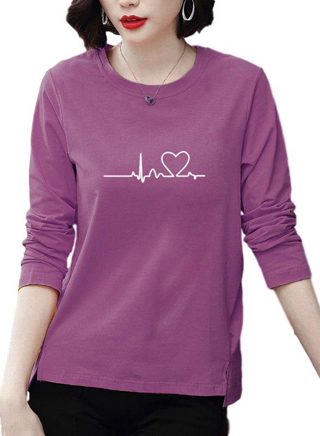 Long Sleeve T-Shirt Purple - Image 1