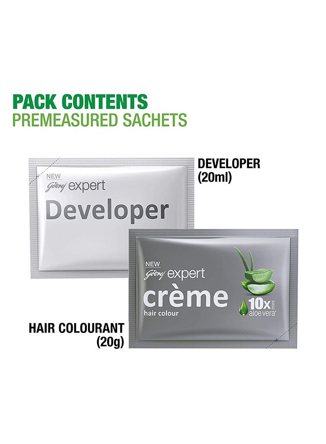 Godrej - 4-Piece Expert Rich Creme Hair Colour 4.06 Dark Brown 160grams - Image 1