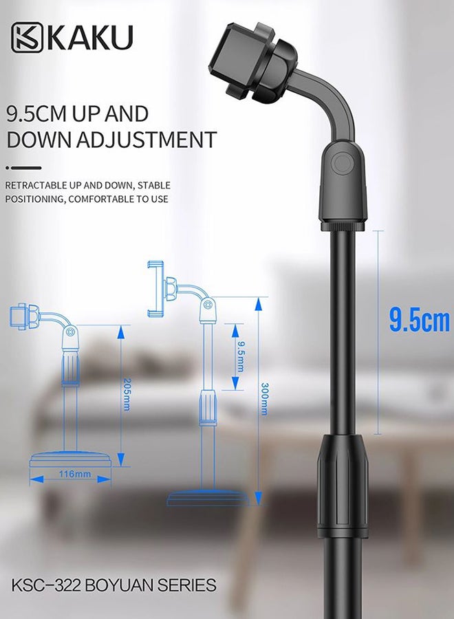 Kaku - 360° Adjustable Mobile Holder Black - Image 1