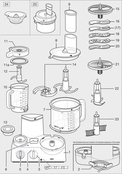 BRAUN Food Processor 600.0 W Fx3030 White  - Image 5