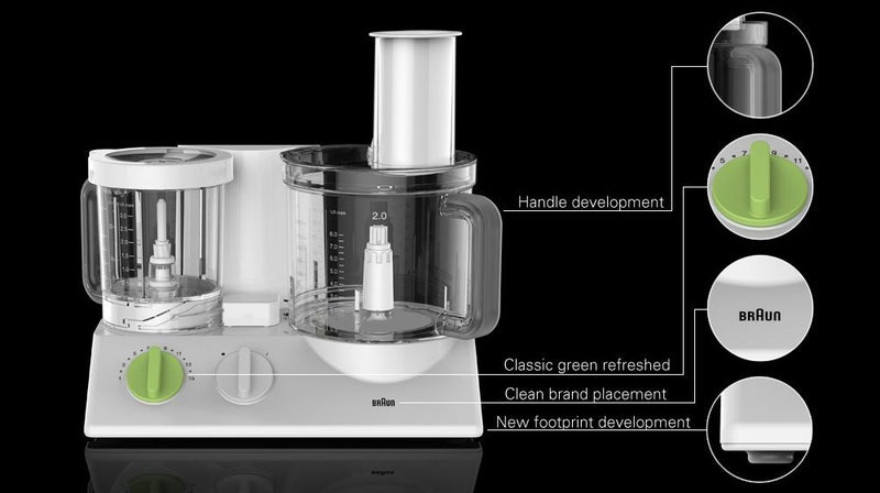 BRAUN - Food Processor 600.0 W Fx3030 White - Image 1