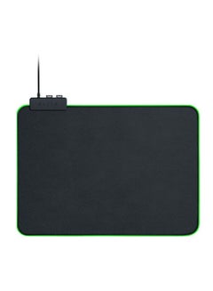 Goliathus Extended Gaming Mousepad Customizable Chroma RGB Lighting, Soft, Cloth Material, Balanced Control & Speed, Nonslip Rubber Base Black/Green