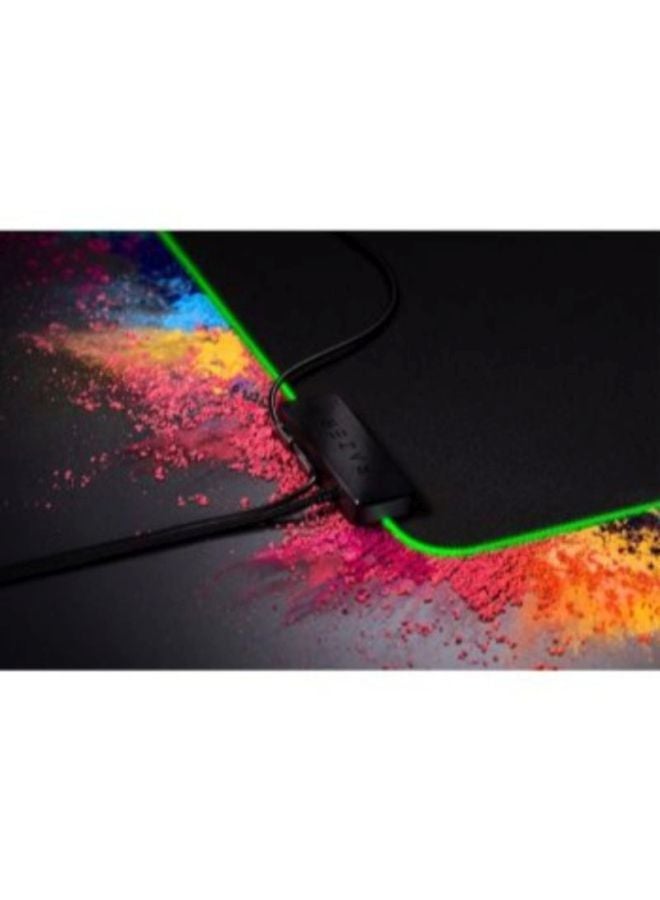 RAZER - Goliathus Extended Gaming Mousepad Customizable Chroma RGB Lighting, Soft, Cloth Material, Balanced Control & Speed, Nonslip Rubber Base Black/Green - Image 1
