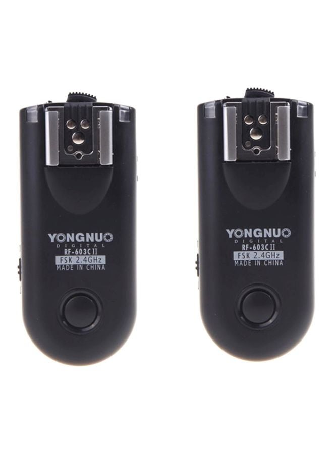 YONGNUO - Wireless Remote Flash Trigger For Canon DSLR Black - Image 1