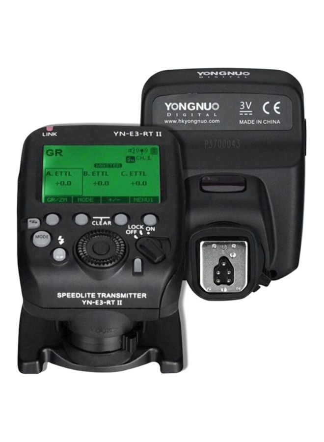 YONGNUO On-Camera Flash Transmitter Black  - Image 1