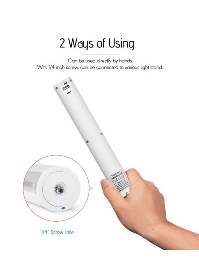 YONGNUO 5200.0 mAh Mini LED Lamp Bar With Charging Port White  - Image 4
