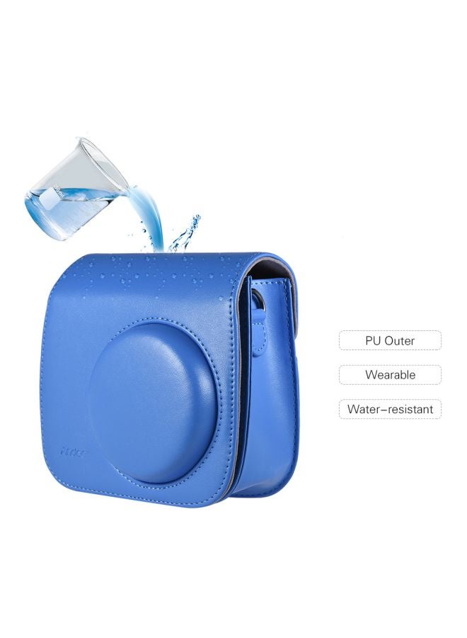 ANDOER 14 in 1 Instant Camera Accessories Bundle Kit For Fujifilm Instax Mini 9/8+/8 include Case/Strap/Sticker/Selfie Lens/5 Filter/Album/4 Kinds Film Frame/40 Corner Sticker/Corner Sticker/Pen Blue  - Image 2