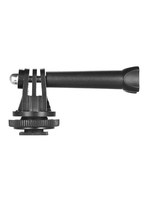 Tripod Screw To Action Camera Flash Hot Shoe Mount Adapter For GoPro Session, Hero 6 5 4 3 And 3 Action Camera Black