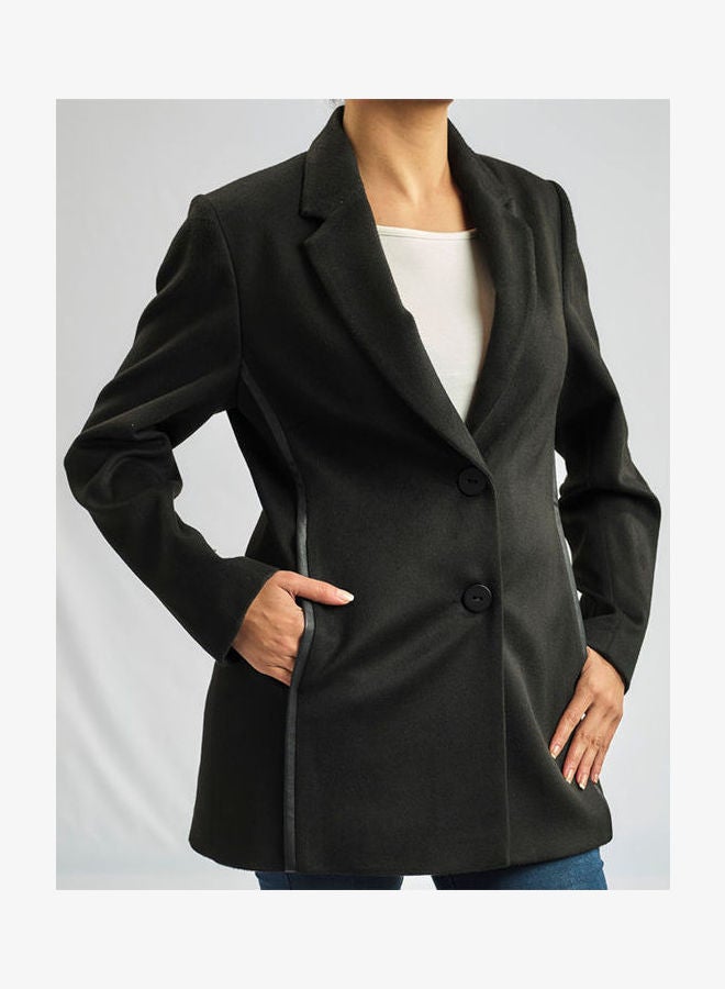 Bella Donna Long Sleeve   Coat Black 