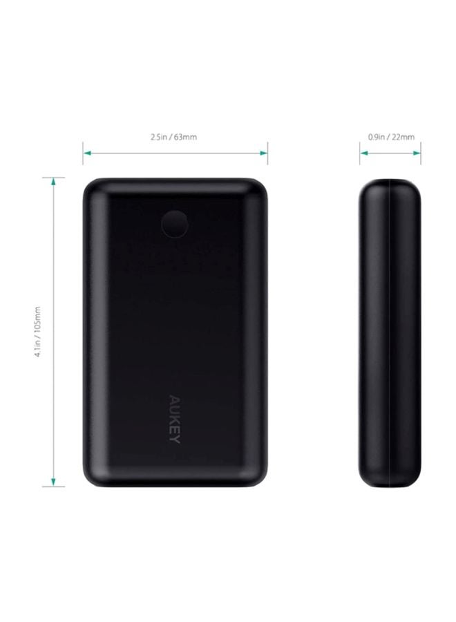 Aukey 10050.0 mAh High Capacity Power Bank Black - Image 2