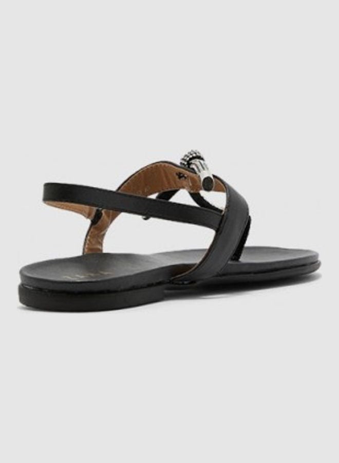 Stylish Flat Sandals Black - v1614614399/N44699217V_3