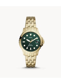 FOSSIL Men's FB-01 Round Shape Stainless Steel Analog Wrist Watch 36 mm - Gold - ES4746  - Image 1