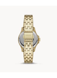FOSSIL Men's FB-01 Round Shape Stainless Steel Analog Wrist Watch 36 mm - Gold - ES4746  - Image 2