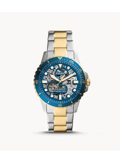 FOSSIL Men's Round Shape Stainless Steel Chronograph Wrist Watch ME3191 - 42 mm -Silver/Gold  - Image 1