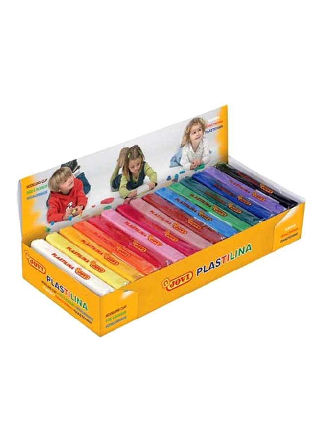 جوفي عبوة صلصال للتشكيل بلاستيلينا مكونة من 15 قطعة - Image 2