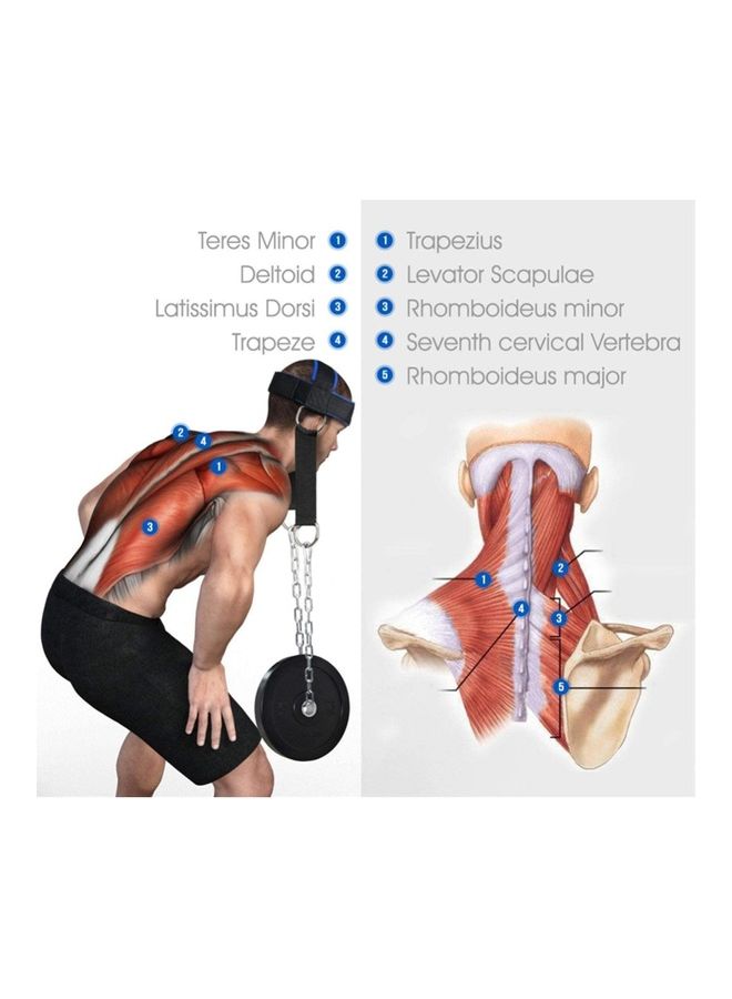 Generic Neck Head Harness Adjustable Power Training Belt Exercise Strap 18.3 x 16 x 6.8cm  - Image 3