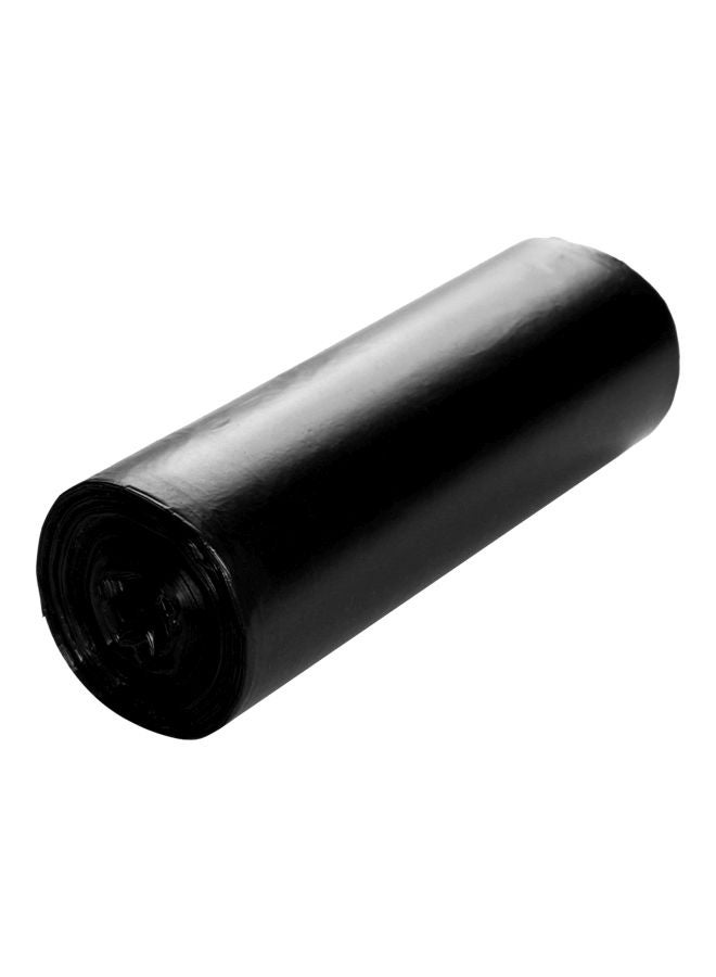 Hotpack - 20-Piece Heavy Duty Drawstring Garbage Roll Medium 30 Gallon Black 60x90cm - Image 1