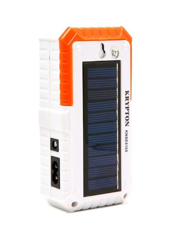 KRYPTON Solar Panel Led Emergency Light White/Orange  - Image 3