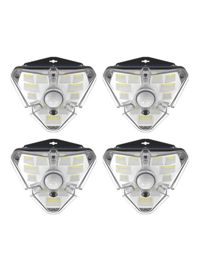 Baseus 4-Piece Wall Lamp Set Black/Clear/White 111x100x89mm - Image 1