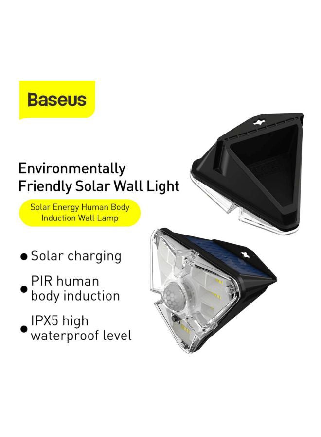 Baseus 4-Piece Wall Lamp Set Black/Clear/White 111x100x89mm - Image 4