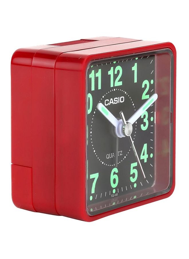 كاسيو ساعة منبه بعقارب أسود/أحمر 5.7x5.7x3.3سم - Image 4
