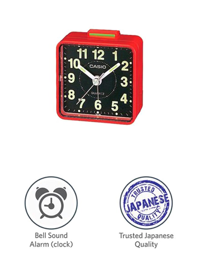 كاسيو ساعة منبه بعقارب أسود/أحمر 5.7x5.7x3.3سم - Image 5