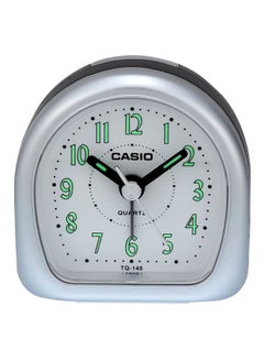 CASIO Analog Alarm Clock White/Silver 5x5cm  - Image 1