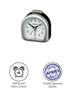 CASIO Analog Alarm Clock White/Silver 5x5cm  - Image 5