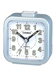 CASIO Analog Table Alarm Clock White/Silver ‎4.6x8.8x7.6cm  - Image 1