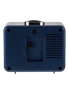 CASIO Analog Table Alarm Clock Black/Blue 90x107x60mm  - Image 2