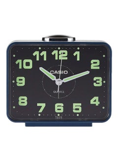 CASIO Analog Table Alarm Clock Black/Blue 90x107x60mm  - Image 1