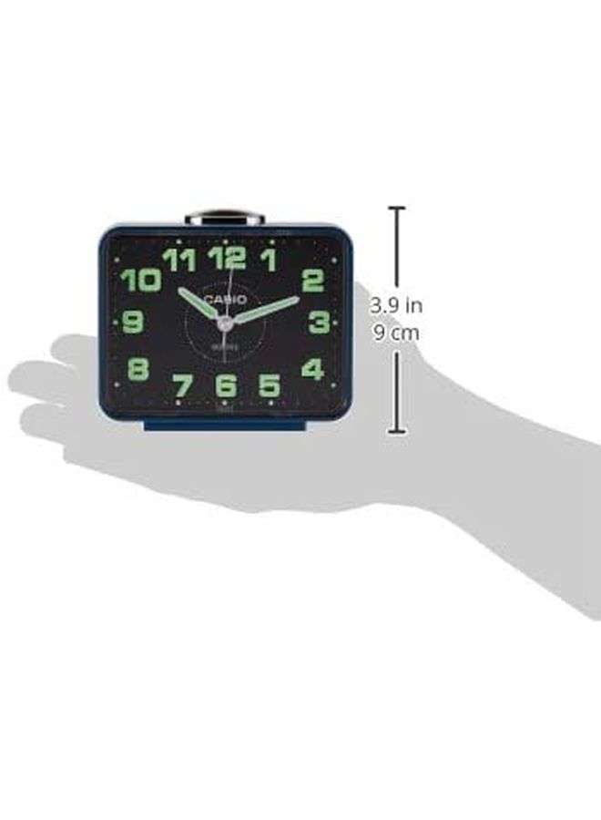 CASIO Analog Table Alarm Clock Black/Blue 90x107x60mm  - Image 5