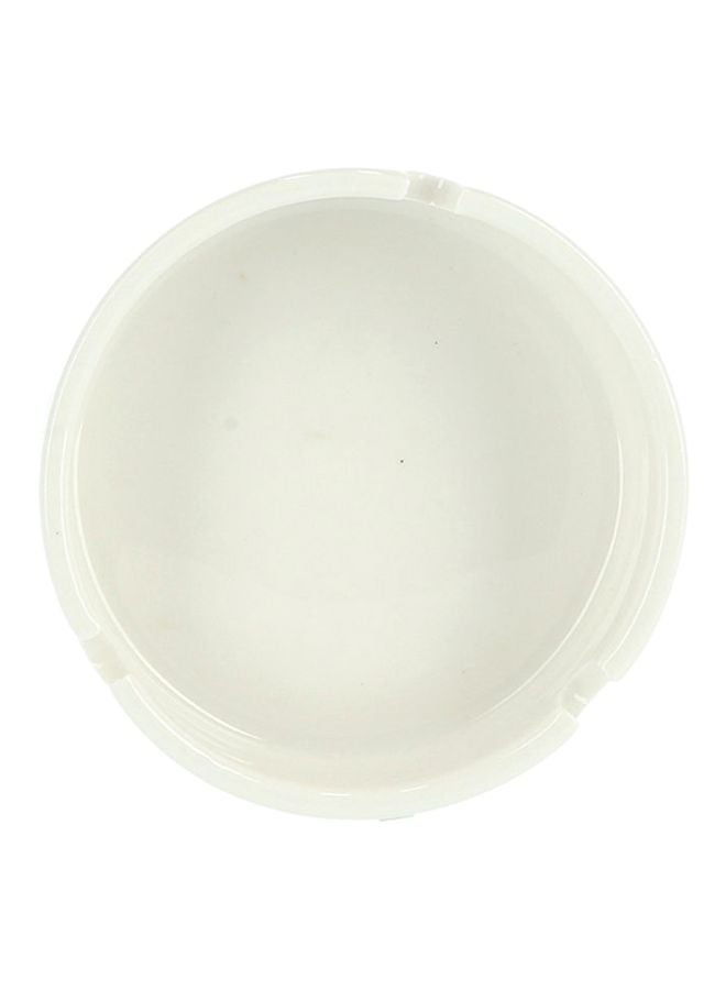 Royalford Porcelain Ware Magnesia Ashtray White 4inch  - Image 3