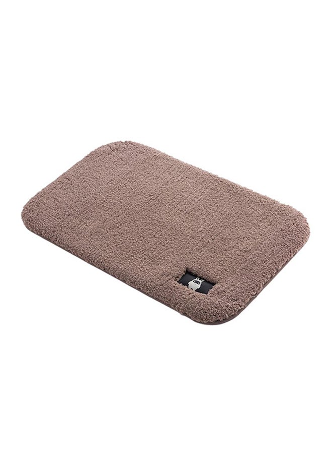 Sharpdo Solid Patterned Mat Brown 40x60cm