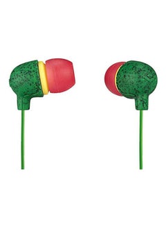 House Of Marley Marley EMJE061RA Wired Earphone Rasta Rasta Green  - Image 1