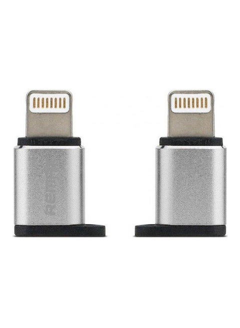 Ra-Usb2 - Micro Usb To Lightning Adapter Silver