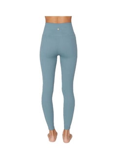 spiritual gangster High Waist Leggings Blue  - Image 5
